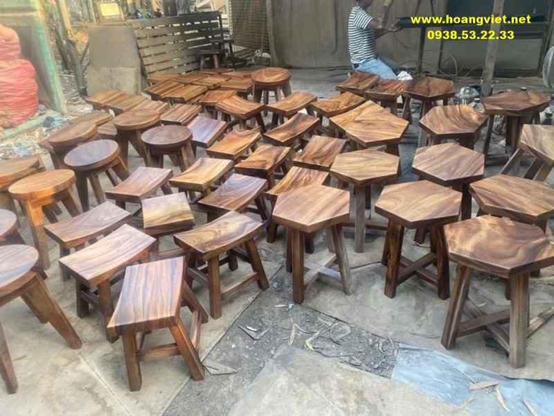 Các loại ghế đôn gỗ 